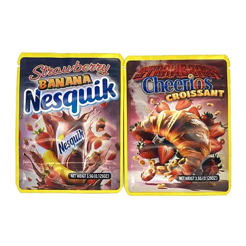 Exotic Edition 3.5g Holographic Mylar Bags